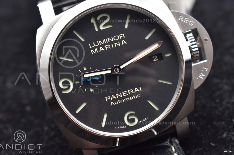  P.9010 Dial Black on PAM1312 1:1 Leather Black VSF Strap Edition Best 0210